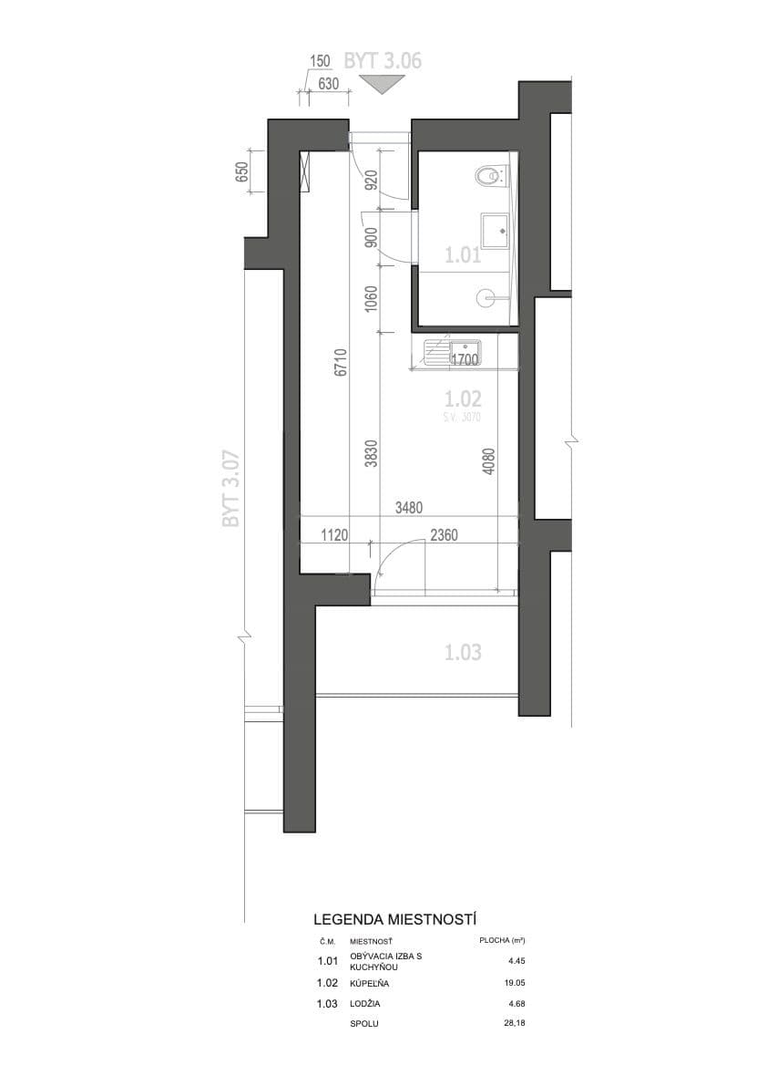 1-izbový apartmán v Penati Golf Resort, Šajdíkove Humence, obrázok 3